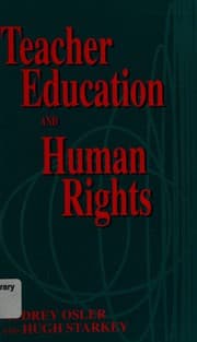 Tapa de Teacher education and human rights