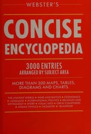 Tapa de Webster's concise encyclopedia