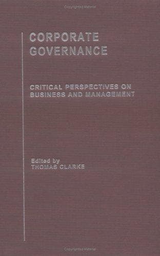 Tapa de Corporate Governance