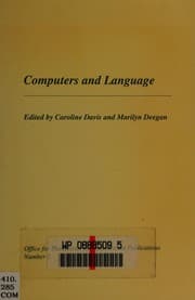 Tapa de Computers and language