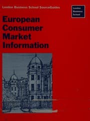 Tapa de European consumer market information