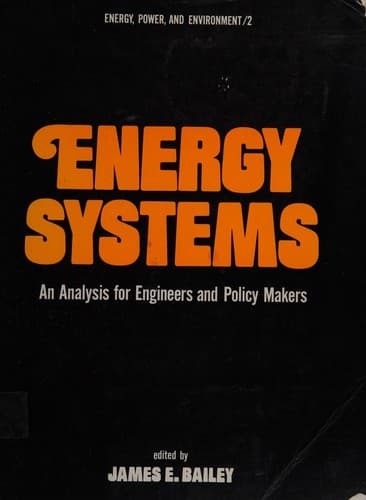 Tapa de Energy systems