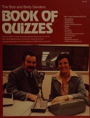 Tapa de The Bob and Betty Sanders book of quizzes
