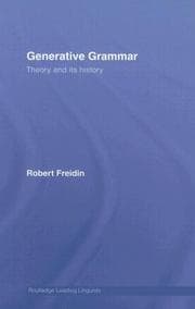 Tapa de Generative Grammar