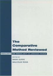 Tapa de The comparative method reviewed