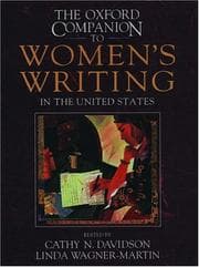 Tapa de The Oxford companion to women's writing in the United States