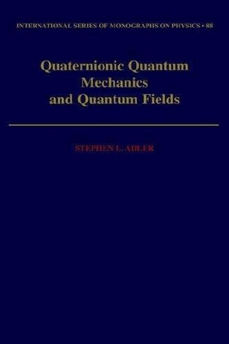 Tapa de Quaternionic quantum mechanics and quantum fields