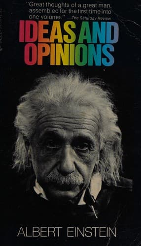 Tapa de Ideas and opinions