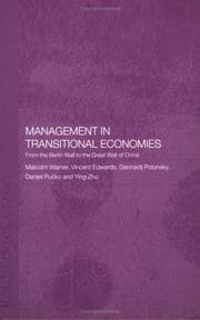 Tapa de Management in transitional economies
