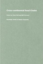 Tapa de CROSS-CONTINENTAL FOOD CHAINS; ED. BY NIELS FOLD