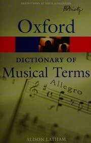 Tapa de The Oxford dictionary of musical terms