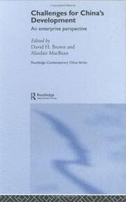 Tapa de Challenges for China's development