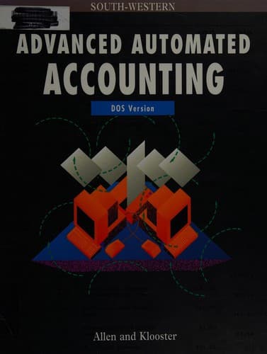 Tapa de Advanced automated accounting