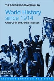 Tapa de The Routledge companion to world history since 1914
