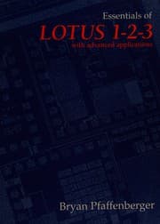 Tapa de Essentials of Lotus 1-2-3