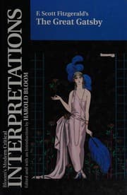 Tapa de F. Scott Fitzgerald's The great Gatsby