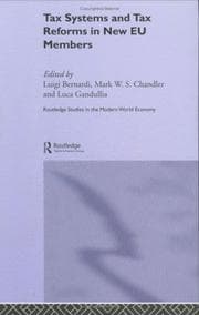 Tapa de Tax Systems and Tax Reforms in New EU Members