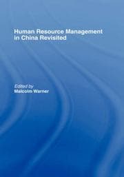 Tapa de Human Resource Management in China Revisited