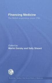 Tapa de Financing Medicine