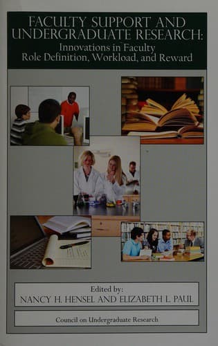 Tapa de Faculty support and undergraduate research