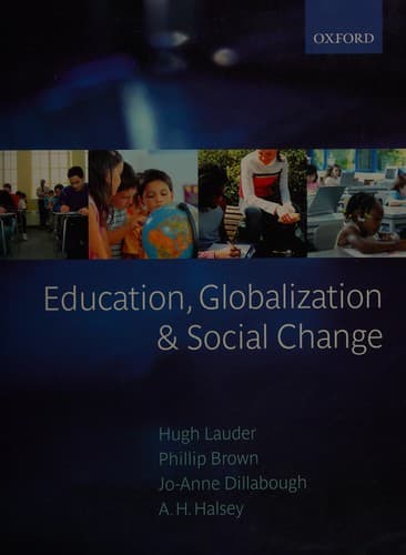 Tapa de Education, globalization, and social change