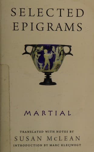 Tapa de Selected epigrams