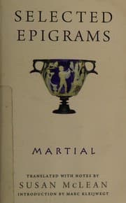 Tapa de Selected epigrams