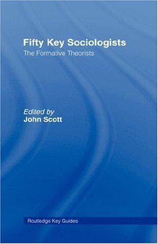 Tapa de Fifty Key Sociologists