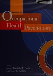 Tapa de Handbook of occupational health psychology