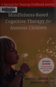 Tapa de Mindfulness-based cognitive therapy for anxious children