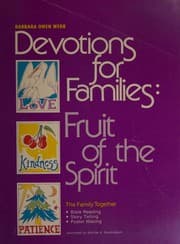 Tapa de Devotions for families: fruit of the spirit