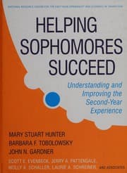 Tapa de Helping sophomores succeed