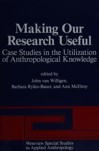 Tapa de Making our research useful
