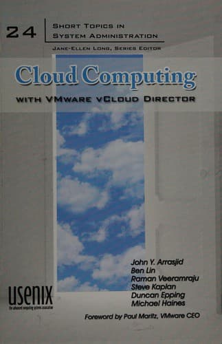 Tapa de Cloud computing with VMware vCloud director