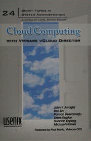 Tapa de Cloud computing with VMware vCloud director