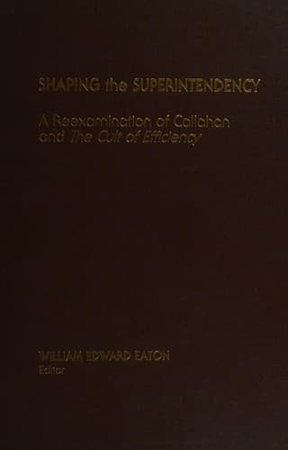 Tapa de Shaping the superintendency