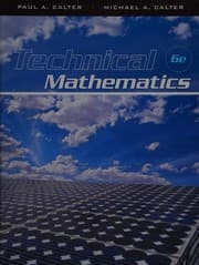 Tapa de Technical mathematics