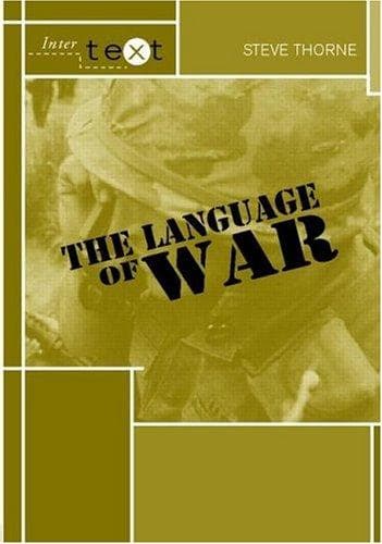 Tapa de The language of war