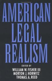 Tapa de American legal realism