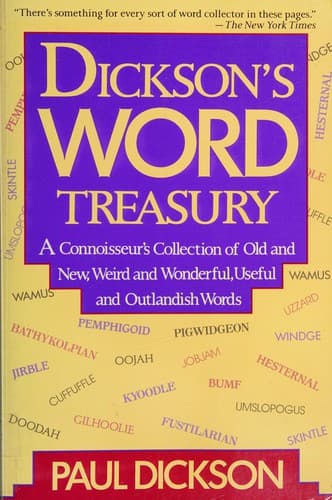 Tapa de The Dickson's word treasury