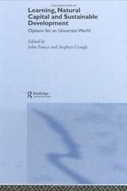 Tapa de Learning, natural capital, and sustainable development