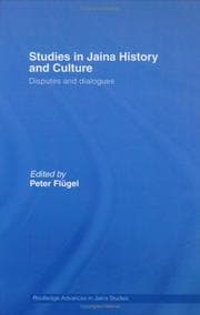 Tapa de Studies in Jaina history and culture