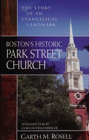 Tapa de Boston's historic Park Street Church