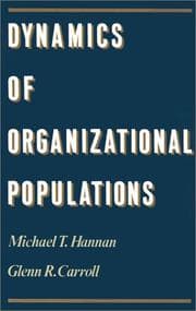Tapa de Dynamics of organizational populations