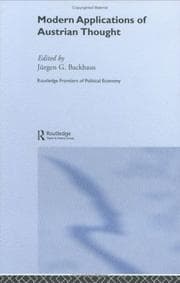 Tapa de MODERN APPLICATIONS OF AUSTRIAN THOUGHT