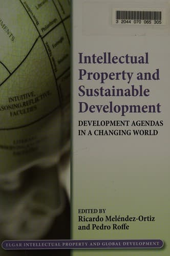 Tapa de Intellectual property and sustainable development