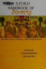 Tapa de Handbook of poverty in India