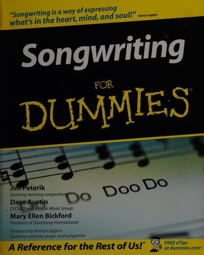 Tapa de Songwriting for dummies