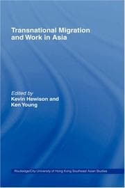 Tapa de Transnational migration and work in Asia