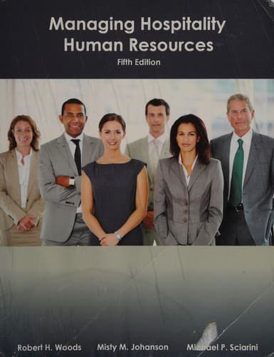 Tapa de Managing hospitality human resources